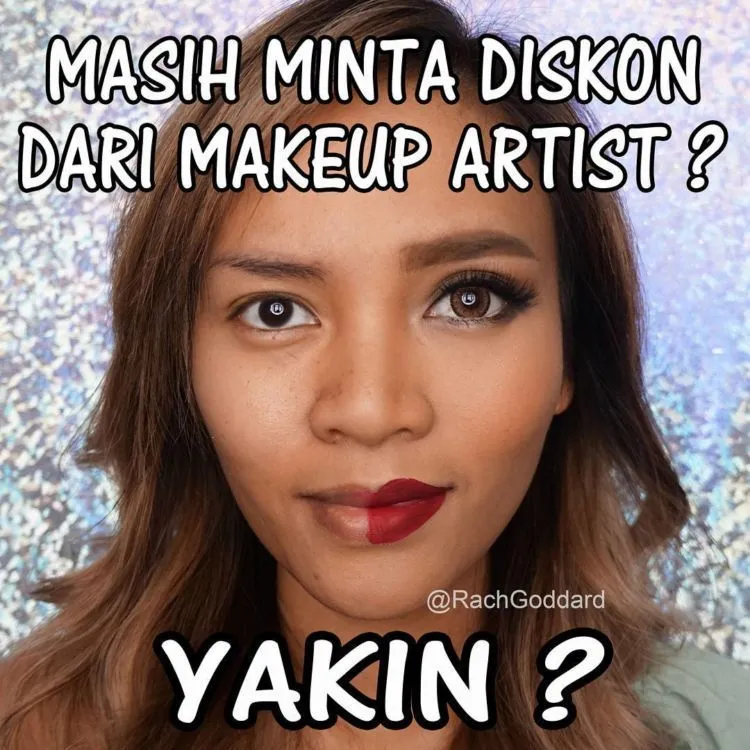Yuk Menertawakan Makeup yang Morat Marit Bareng 10 Meme Rachel Goddard, Si Vlogger Cantik yang Kocak 26
