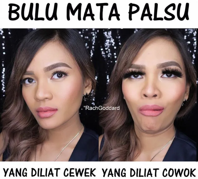Yuk Menertawakan Makeup yang Morat Marit Bareng 10 Meme Rachel Goddard, Si Vlogger Cantik yang Kocak 18