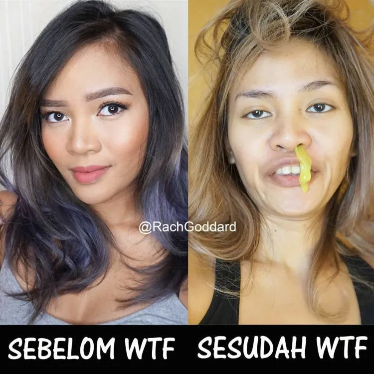 Yuk Menertawakan Makeup yang Morat Marit Bareng 10 Meme Rachel Goddard, Si Vlogger Cantik yang Kocak 28