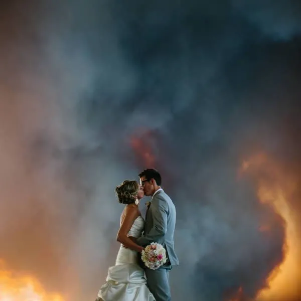 13 Foto Prewedding Ini Diambil dengan Menantang Bahaya. Cocok Buat Kamu yang Adrenaline Junkie! 15