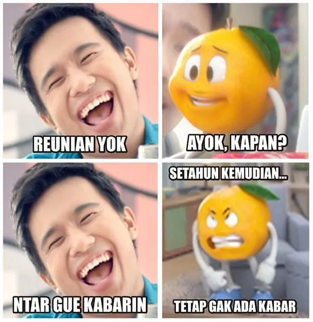 13 Meme Kocak Soal Reuni. Mulai yang Kangen-kangenan Sampai Gondok Sakit Hati 19