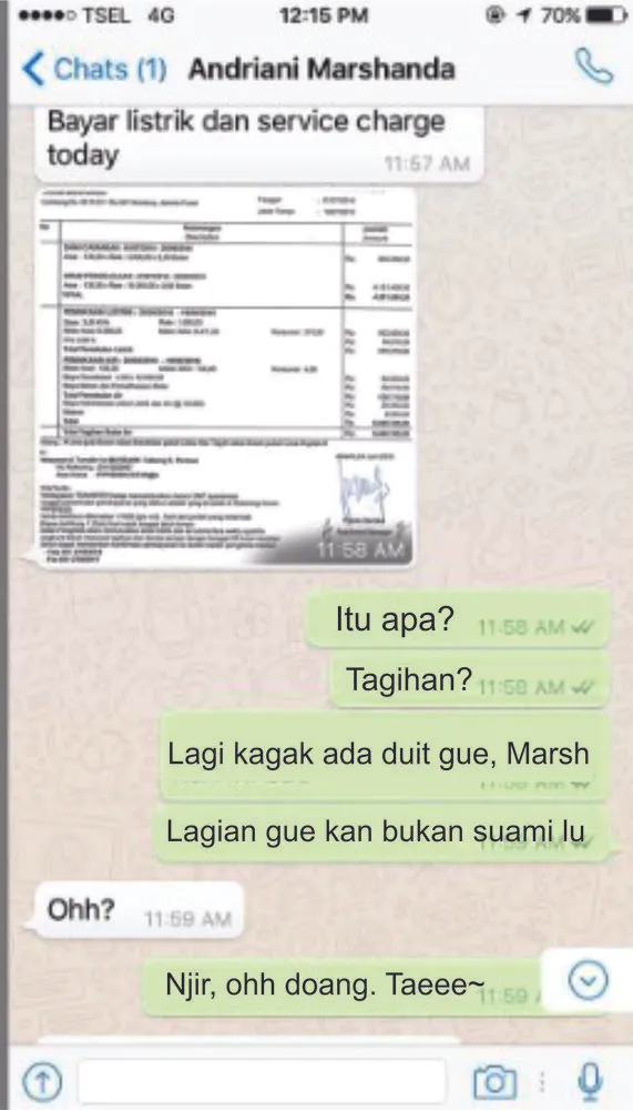 Untung Marshanda Cuma Minta Tagihan Listrik ke Egi John, Simak 8 Versi Lain Chat ‘Konyol’ Mereka 11