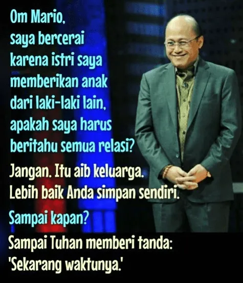 Sebelum Kena Masalah, 12 Quotes Mario Teguh Tentang Keluarga Ideal Ini Diidolakan Banyak Orang Lho 15
