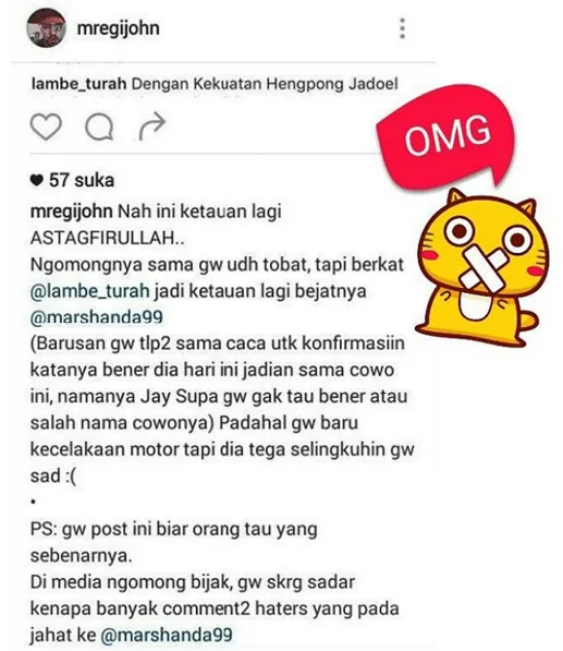 Jengkel Diselingkuhi, Egi John Curhat Kalau Marshanda Punya Penyakit Kelamin. Kurang Dewasa Nih 7