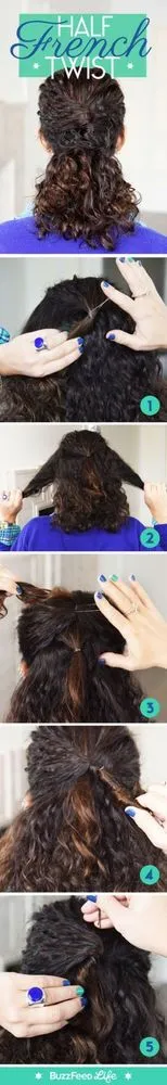 8 Kreasi Tatanan Rambut Keriting Ini Bikin Kamu Ogah Buat Rebonding 11