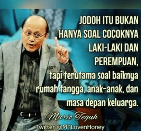 Sebelum Kena Masalah, 12 Quotes Mario Teguh Tentang Keluarga Ideal Ini Diidolakan Banyak Orang Lho 19