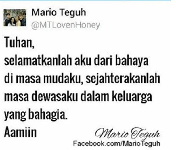 Sebelum Kena Masalah, 12 Quotes Mario Teguh Tentang Keluarga Ideal Ini Diidolakan Banyak Orang Lho 21