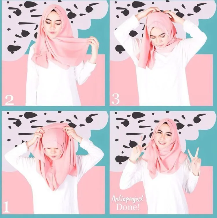 Inilah 13 Jawaban untuk Kamu, Hijaber yang Tak Suka Pakai Jarum: Jilbab Instan! 15