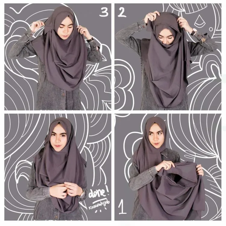 Inilah 13 Jawaban untuk Kamu, Hijaber yang Tak Suka Pakai Jarum: Jilbab Instan! 25