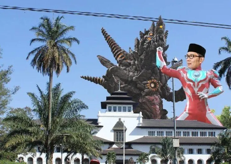 Biasanya Sih Ikan Paus, Tapi Kok Jadi Ridwan Kamil. Inilah Gaya Foto UpandUp Baru yang Bikin Ngakak
