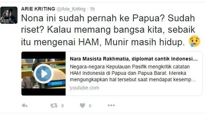 Paras dan Nyali Diplomat Nara Rakhmatia Ini Memang Bikin Kagum, Andai Saja Ia Tidak Salah Bicara. 6