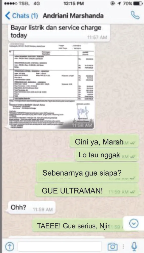 Untung Marshanda Cuma Minta Tagihan Listrik ke Egi John, Simak 8 Versi Lain Chat ‘Konyol’ Mereka 13