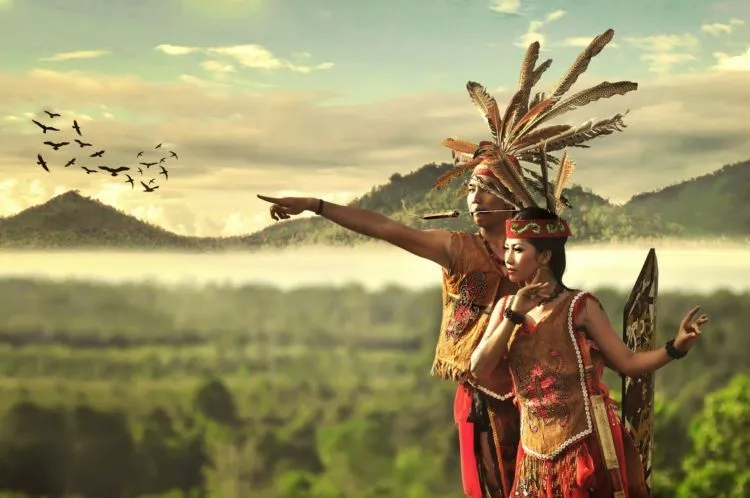 Kearifan Lokal Dayak Bidayuh Ini Cukup Serem. Nyobeng, Memandikan Tengkorak untuk Tolak Bala! 6