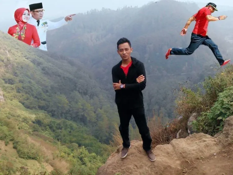 Biasanya Sih Ikan Paus, Tapi Kok Jadi Ridwan Kamil. Inilah Gaya Foto UpandUp Baru yang Bikin Ngakak 17