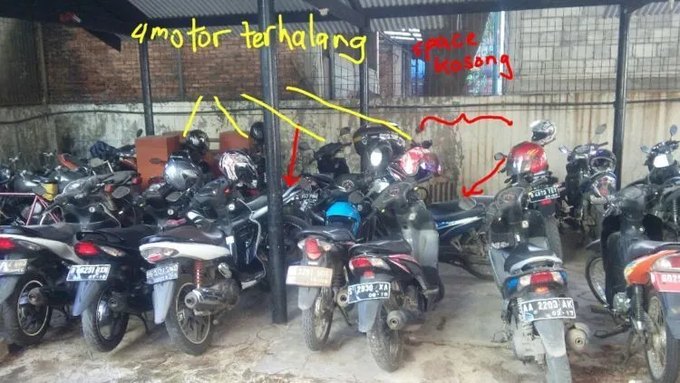 Caramu Memarkir Motor Mencerminkan Kepribadianmu Lho, Jangan Sembarang Makan Tempat Kosong Makanya 10