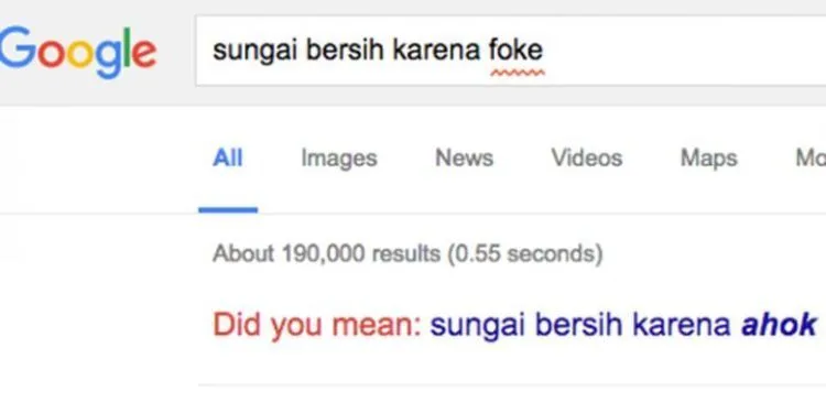 Anies Baswedan Bilang Sungai Jakarta Bersih Berkat Foke, Tapi Google Ngotot Karena Ahok. Absurd :( 6