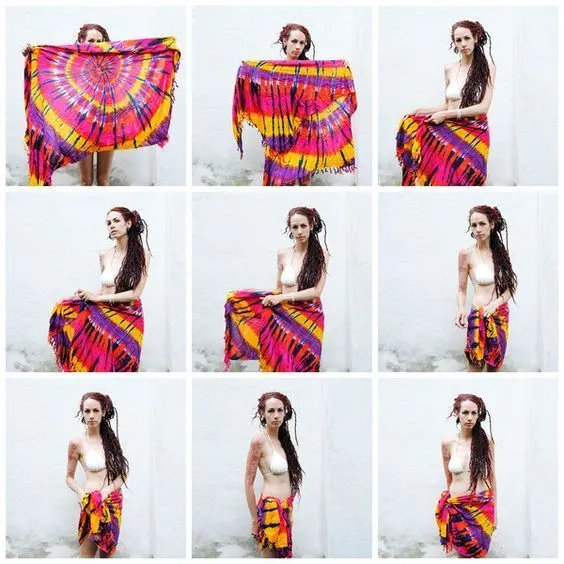 Malu Pakai Bikini di Pantai? Simak 13 Tutorial Kain Pantai Ini Supaya Tetap Stylish dan Nyaman 22