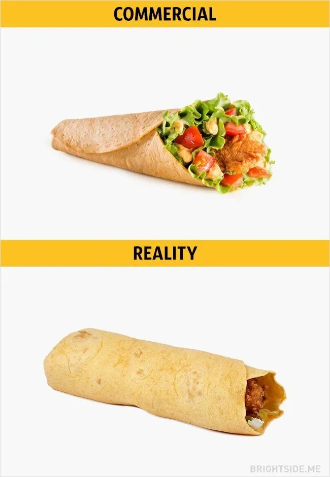 13 Iklan Makanan yang Bikin Ngiler, Tapi Aslinya… Bukannya Kenyang, Malah Sakit Hati 20