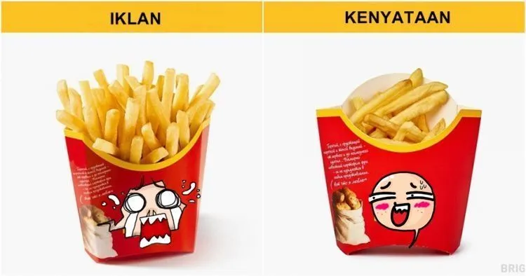 13 Iklan Makanan yang Bikin Ngiler, Tapi Aslinya… Bukannya Kenyang, Malah Sakit Hati 14