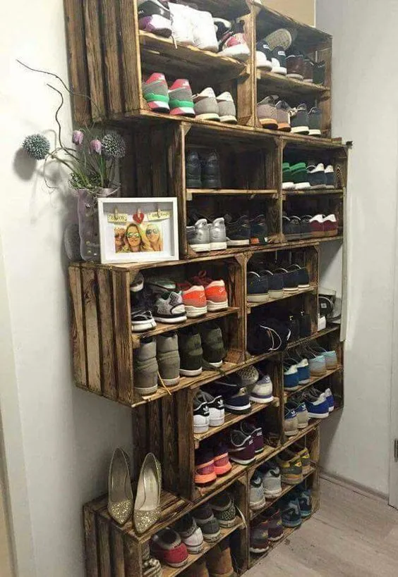 10 Cara Membuat Rak Sepatu Sederhana dan Minim Biaya. Kamu Layak Coba! 15 cara membuat rak sepatu dari kayu