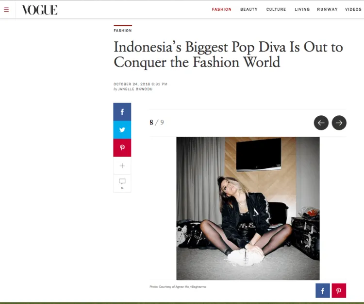 Agnez Mo Dipuji Majalah Fashion Ternama - VOGUE, Nah Siapa Kemarin yang Suka Ngejek Dandanannya? 9