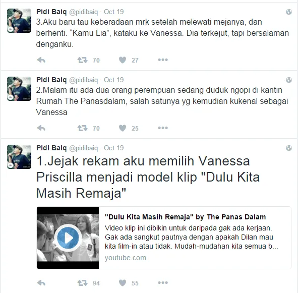 Sembari Menunggu Pemeran Dilan, Kenalan Dulu Yuk dengan Vanesha Prescilla yang Siap Jadi Milea 9