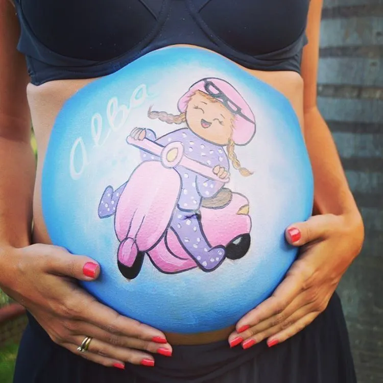 Belly Painting Bisa Jadi Pilihan Terbaik untuk Mengabadikan Momen Kehamilan Kamu! Cekrek~ 19