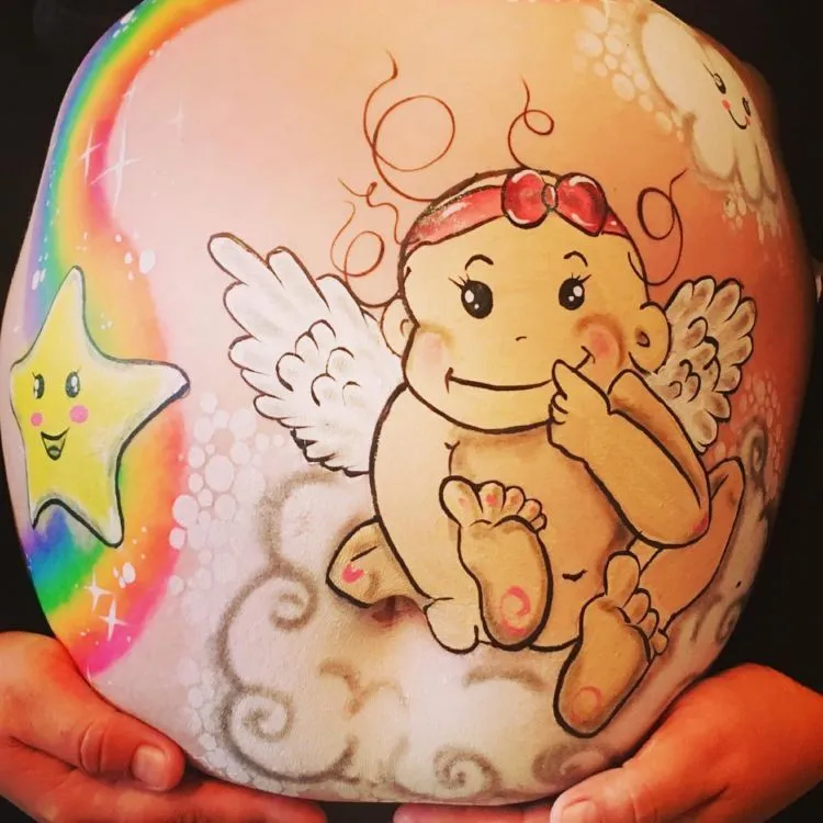 Belly Painting Bisa Jadi Pilihan Terbaik untuk Mengabadikan Momen Kehamilan Kamu! Cekrek~ 26