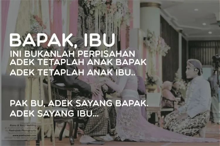 Saat Memohon Restu Menikah, 5 Kalimat Sedih Ini yang Akan Keluar Dari Anak Kepada Orang Tua 8