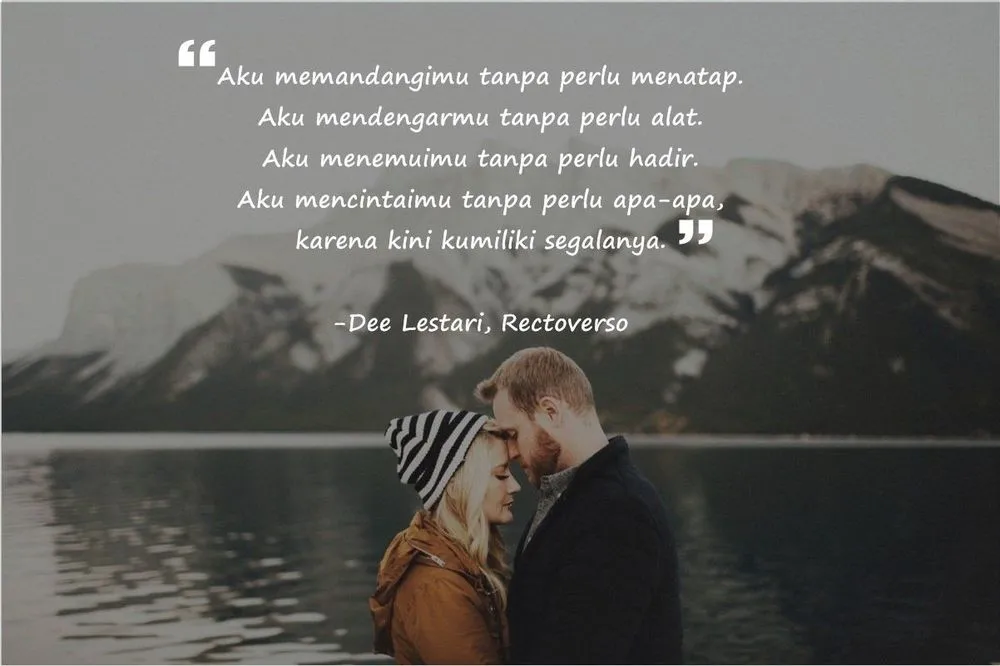 Meski Banyak Berakhir Derita, Jangan Takut Untuk Jatuh Cinta! 12 Quotes Dewi Lestari Ini Buktinya! 17