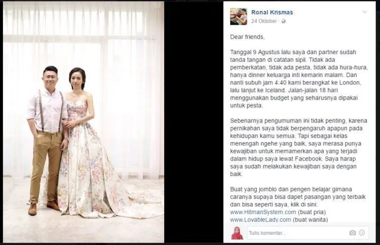Berani Contek Ide Nikah Pasangan Ini? Abaikan Resepsi dan Memilih Bulan Madu ke Eropa Bareng Istri 7