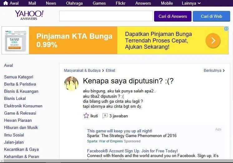 15 Pertanyaan Absurd yang Orang Tanyain ke Yahoo Answer, Pengen Bantu Jawab Tapi Kok Takut Menyesal 16