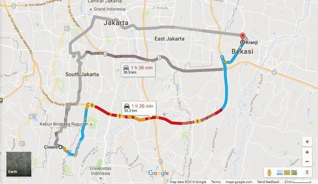 Ngiranya Sampai Kranji (Bekasi) 30 Menit, Ternyata 3 Jam. Pelanggan Ojek Online Ini Pun Marah-Marah 8