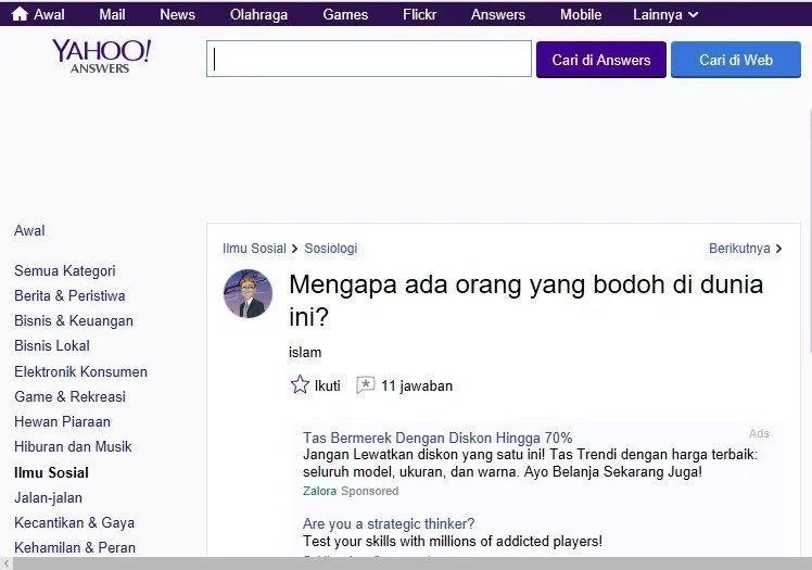 15 Pertanyaan Absurd yang Orang Tanyain ke Yahoo Answer, Pengen Bantu Jawab Tapi Kok Takut Menyesal 27