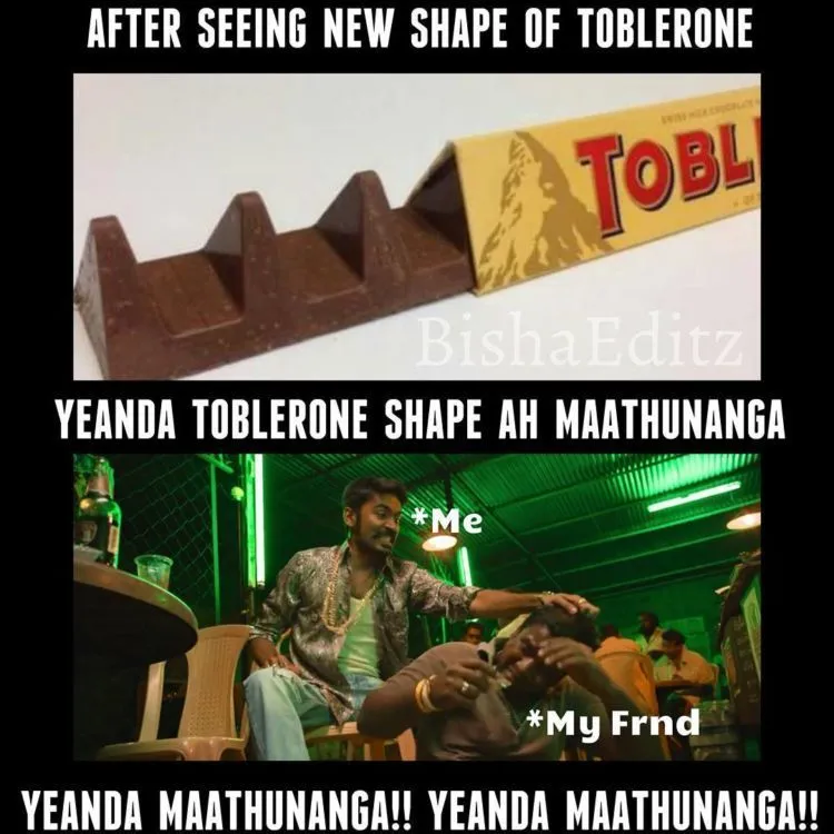 Simak 15 Meme Lucu Kekesalan Orang Gara-gara Toblerone Berubah Bentuk, Habisnya Pelit Banget Ih 27