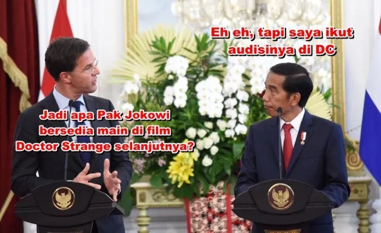 Wajahnya Mirip Dr. Strange, PM Belanda Ini Bikin Heboh Pas Ketemu Presiden Jokowi. Cek 10 Memenya! 17