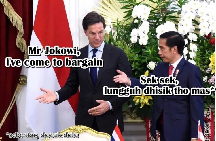 Wajahnya Mirip Dr. Strange, PM Belanda Ini Bikin Heboh Pas Ketemu Presiden Jokowi. Cek 10 Memenya! 15