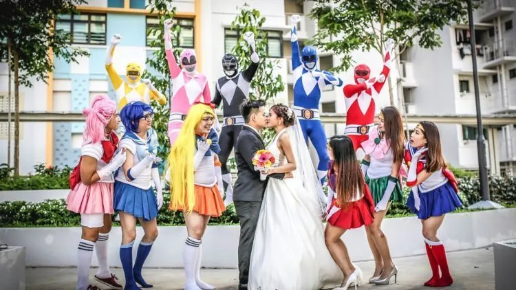 17 Adegan Film Kartun Favorit Semasa Kecil yang Bisa Jadi Pose Prewedding 34