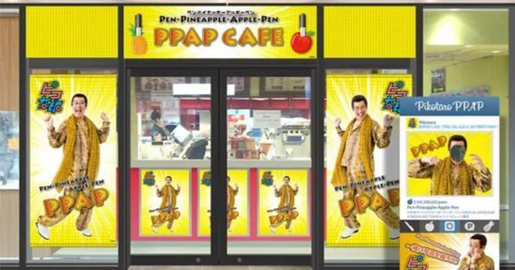 Sukses dengan Video Musiknya, Jepang Luncurkan Cafe 'Pen Pinneapple Apple Pen.' Kamu Nggak Penasaran? 5