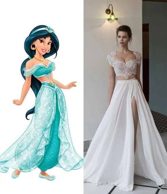 Inspirasi Gaun Pengantin dari 10 Disney Princess Favoritmu. Mana yang Paling Kamu Suka? 29