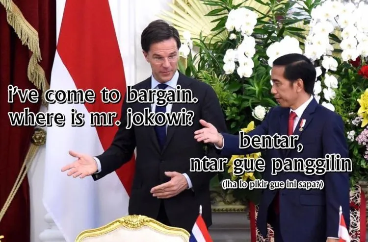 Wajahnya Mirip Dr. Strange, PM Belanda Ini Bikin Heboh Pas Ketemu Presiden Jokowi. Cek 10 Memenya! 14