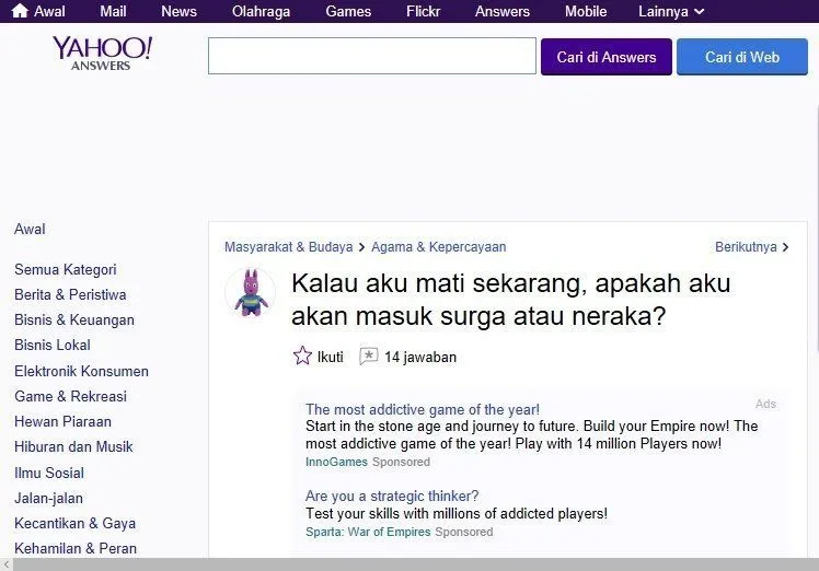 15 Pertanyaan Absurd yang Orang Tanyain ke Yahoo Answer, Pengen Bantu Jawab Tapi Kok Takut Menyesal 24