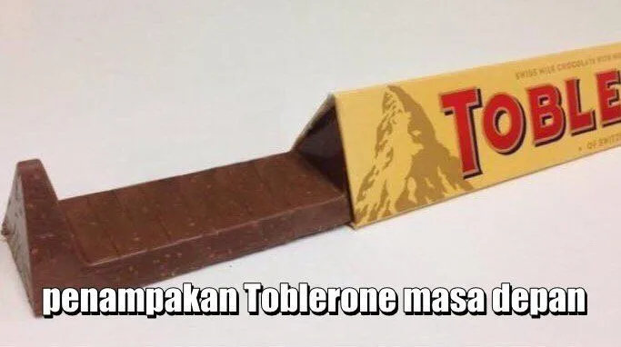 Simak 15 Meme Lucu Kekesalan Orang Gara-gara Toblerone Berubah Bentuk, Habisnya Pelit Banget Ih 30