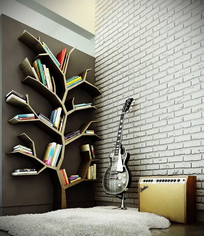 Suka Baca Buku? Coba Wujudkan Kreativitasmu Lewat 20 Rak Buku Minimalis Ini! 35