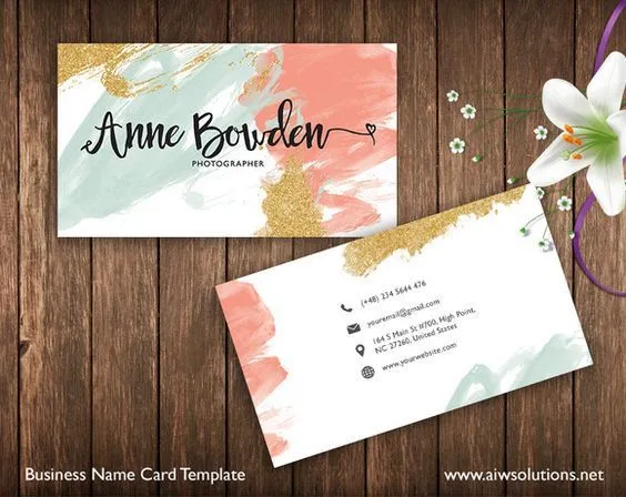 14 Contoh Desain Kartu Nama yang Kreatif Keren & Elegan 44