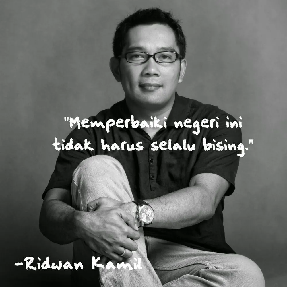 12 Quotes Ridwan Kamil, Dari Yang Memancing Tawa Hingga Yang Menampar Anak Muda! 23