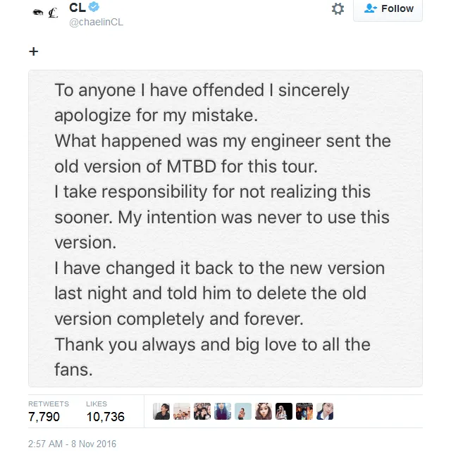 Pakai Suara Anak Kecil Baca Al-Quran di Konser, CL (2NE1) Kena Marah Banyak Orang. Salah Stafnya? 4