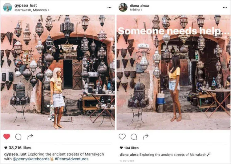 Konyol, Selebgram Ini Temukan Cewek Menjiplak Pose Fotonya Terus-terusan. Ini Ngefans Apa Neror Sih? 12