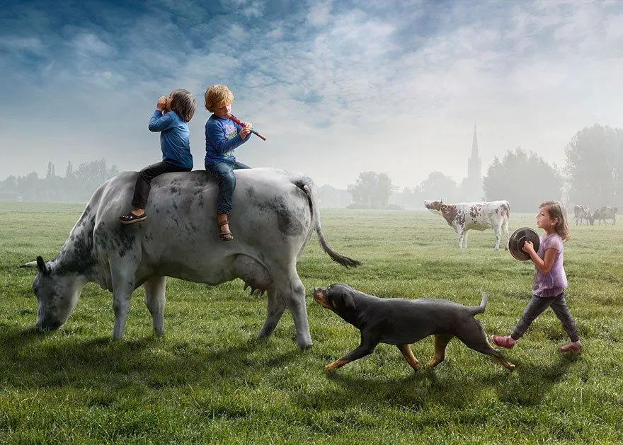Asli, 26 Foto Editan dari Si Ayah untuk Anaknya Ini Super Keren! Jadi Malu Kita Ngedit Begitu-Begitu Aja 45