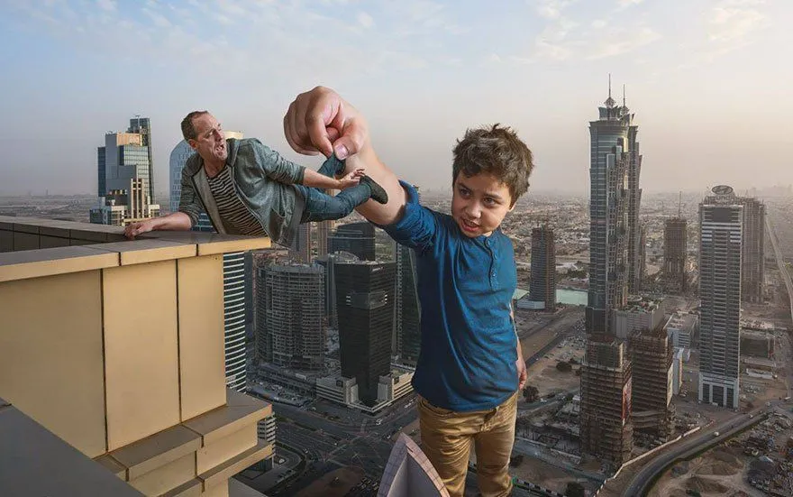 Asli, 26 Foto Editan dari Si Ayah untuk Anaknya Ini Super Keren! Jadi Malu Kita Ngedit Begitu-Begitu Aja 47